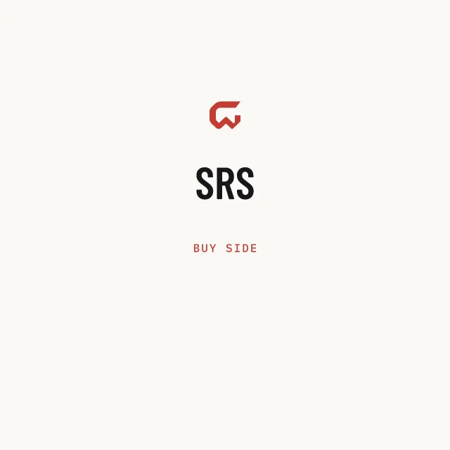 Buy side: SRS