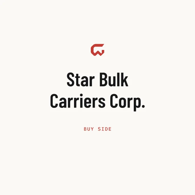 Buy side: Star Bulk Carriers Corp.