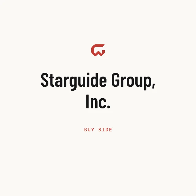 Buy side: Starguide Group, Inc.