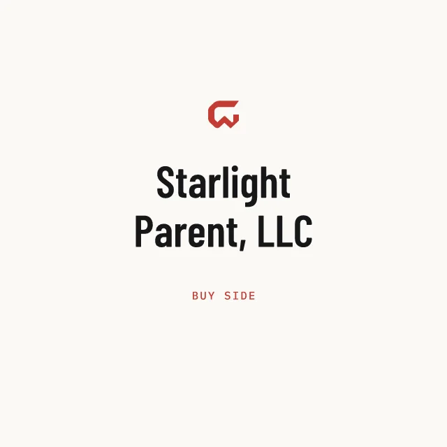 Buy side: Starlight Parent, LLC