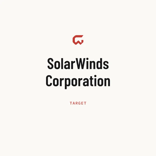 Target: SolarWinds Corporation