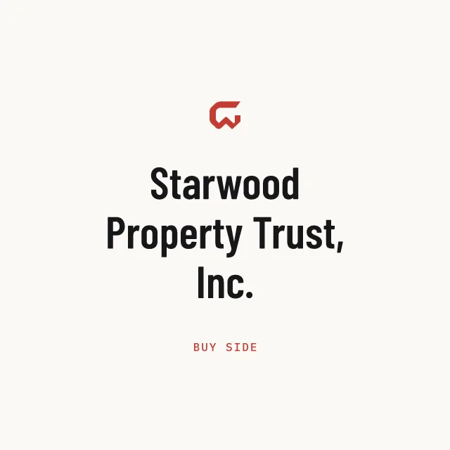 Buy side: Starwood Property Trust, Inc.