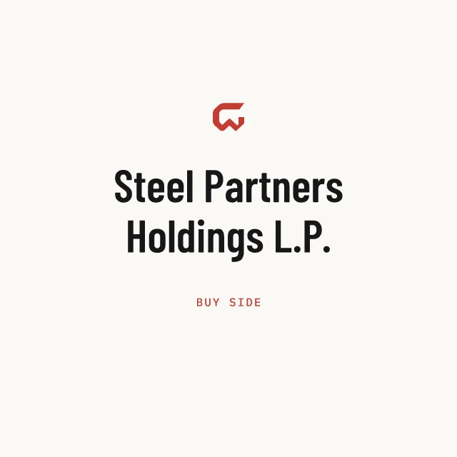 Buy side: Steel Partners Holdings L.P.