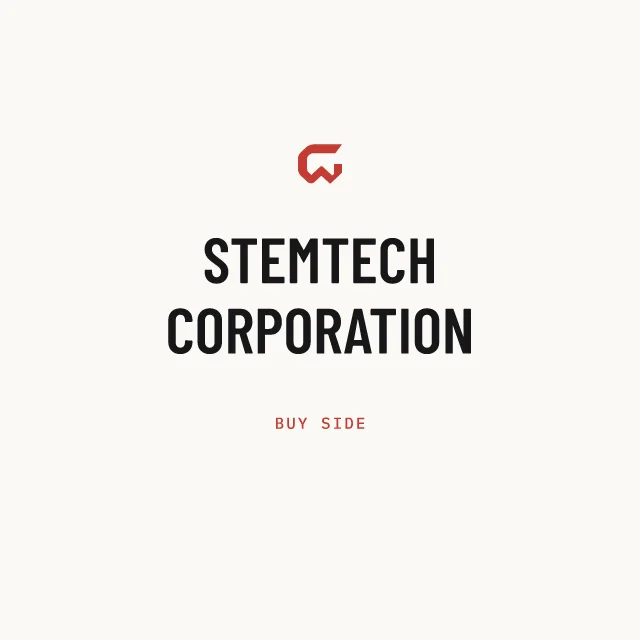 Buy side: STEMTECH CORPORATION