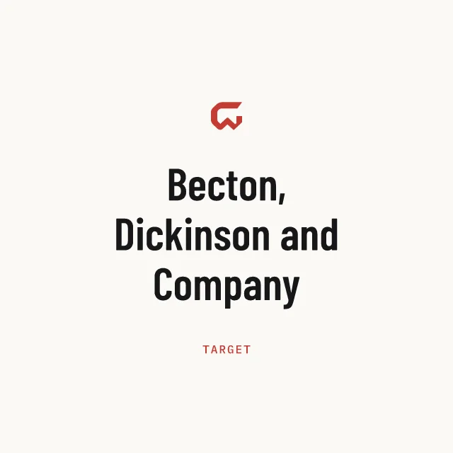 Target: Becton, Dickinson and Company