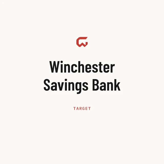 Target: Winchester Savings Bank