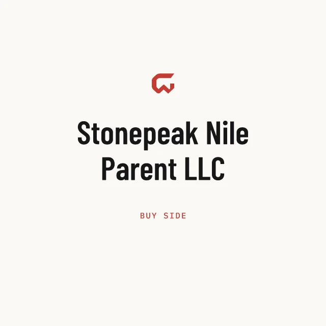 Buy side: Stonepeak Nile Parent LLC