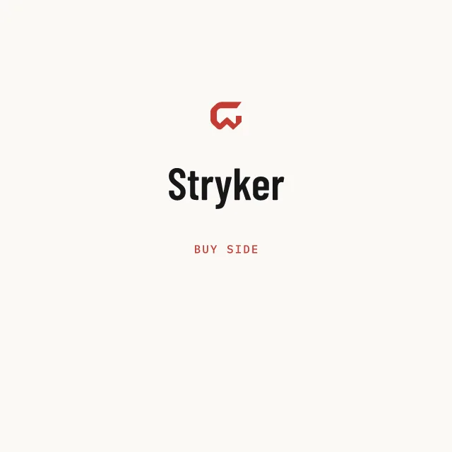 Buy side: Stryker