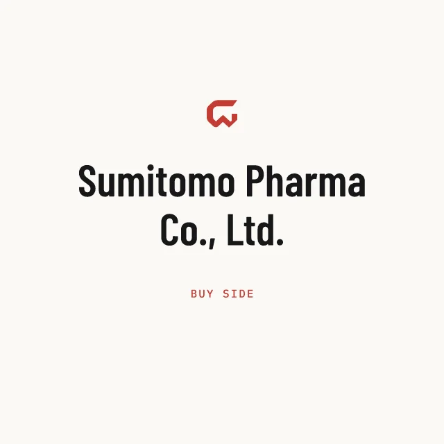 Buy side: Sumitomo Pharma Co., Ltd.