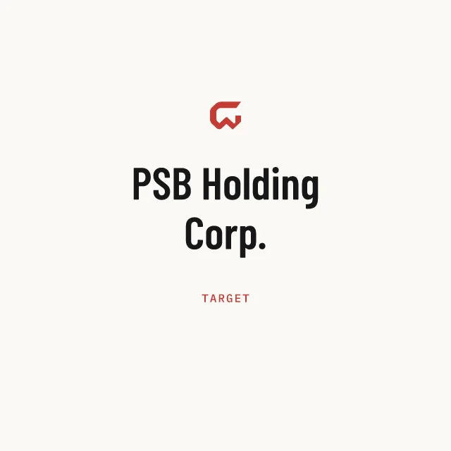 Target: PSB Holding Corp.
