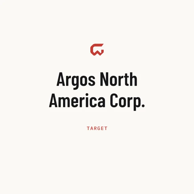 Target: Argos North America Corp.