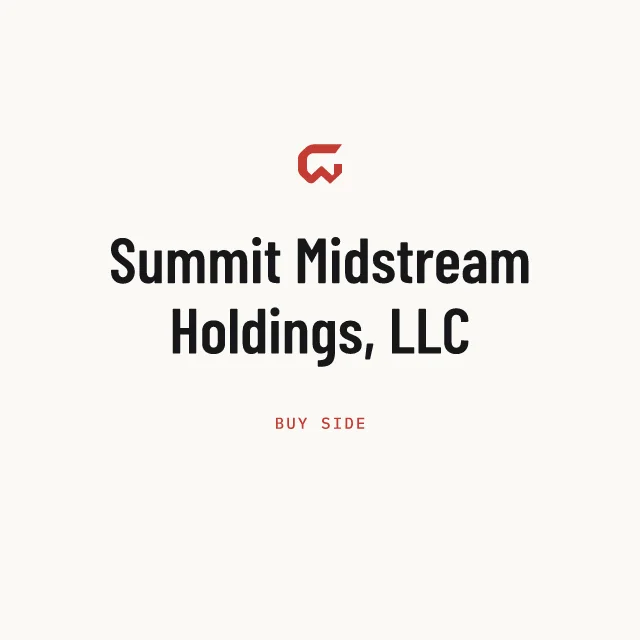 Buy side: Summit Midstream Holdings, LLC