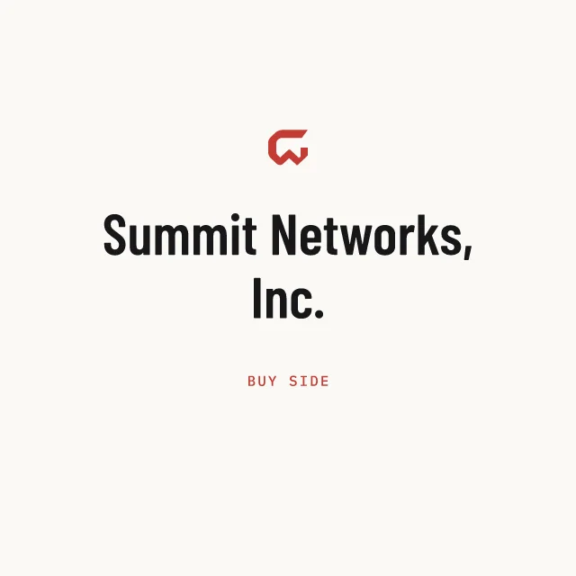 Buy side: Summit Networks, Inc.