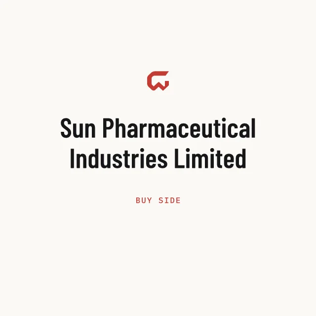 Buy side: Sun Pharmaceutical Industries Limited
