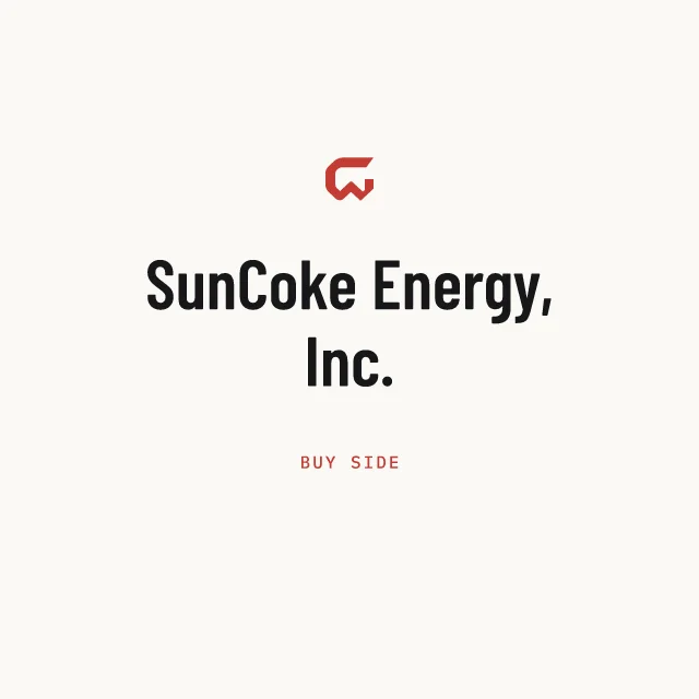 Buy side: SunCoke Energy, Inc.