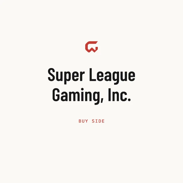 Buy side: Super League Gaming, Inc.