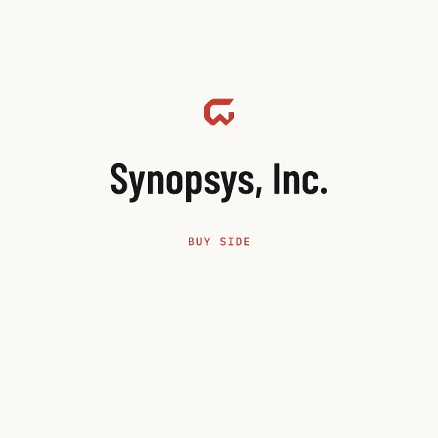 Buy side: Synopsys, Inc.