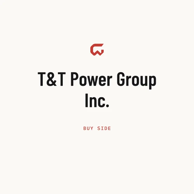 Buy side: T&T Power Group Inc.