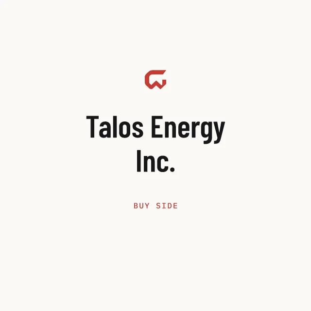 Buy side: Talos Energy Inc.
