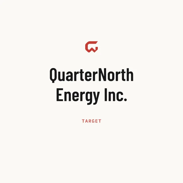 Target: QuarterNorth Energy Inc.