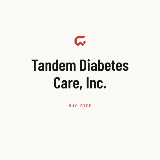 Buy side: Tandem Diabetes Care, Inc.