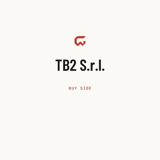 Buy side: TB2 S.r.l.