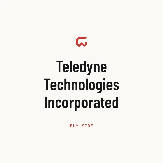 Buy side: Teledyne Technologies Incorporated