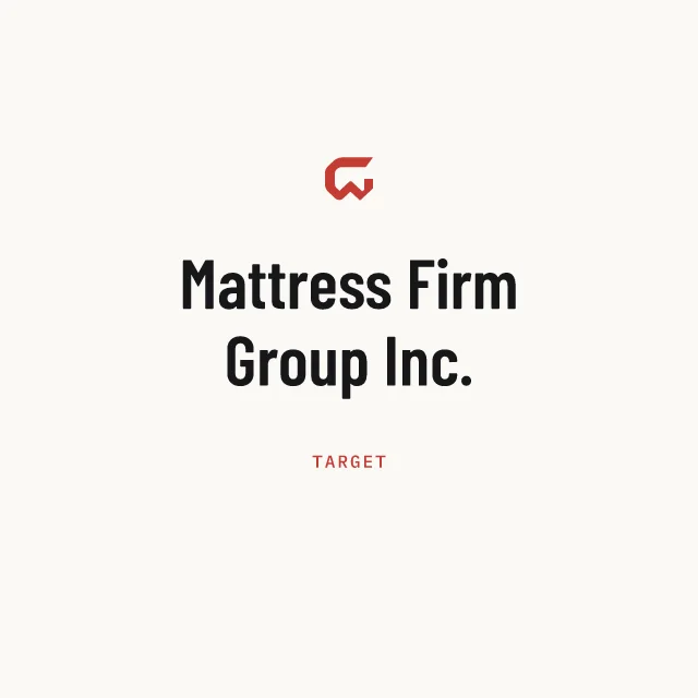 Target: Mattress Firm Group Inc.