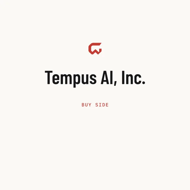 Buy side: Tempus AI, Inc.