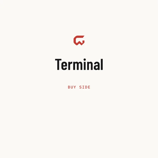 Buy side: Terminal