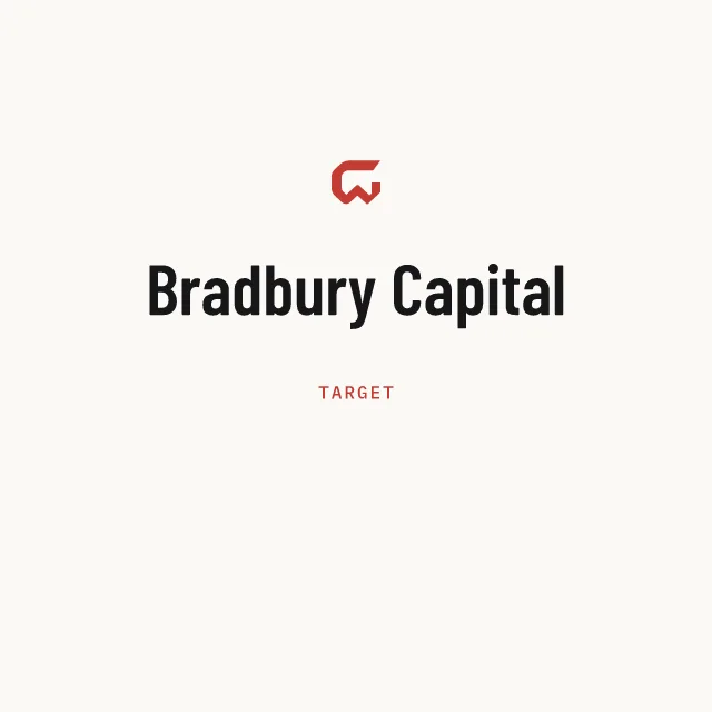 Target: Bradbury Capital