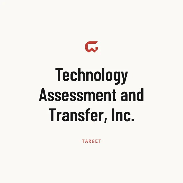 Target: Technology Assessment and Transfer, Inc.