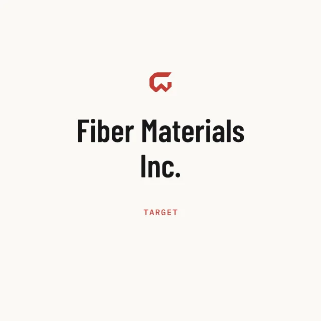 Target: Fiber Materials Inc.