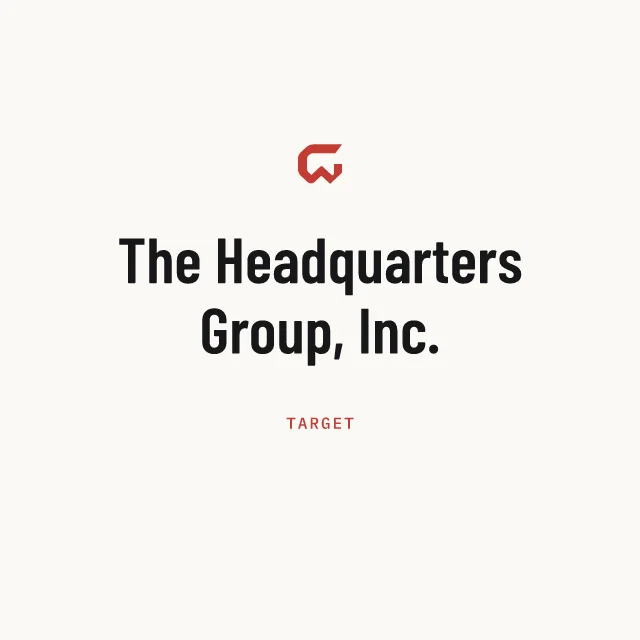 Target: The Headquarters Group, Inc.