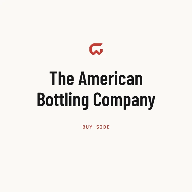 Buy side: The American Bottling Company