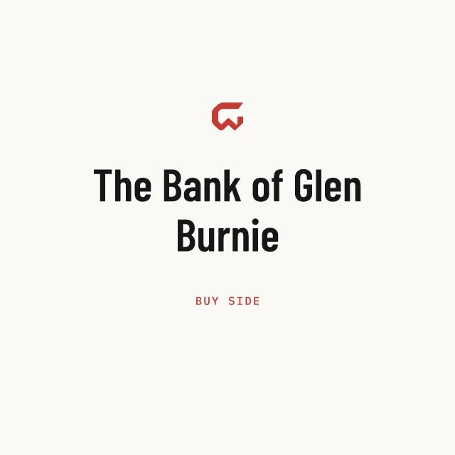 Buy side: The Bank of Glen Burnie