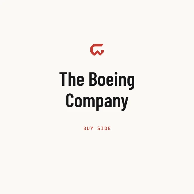 Buy side: The Boeing Company