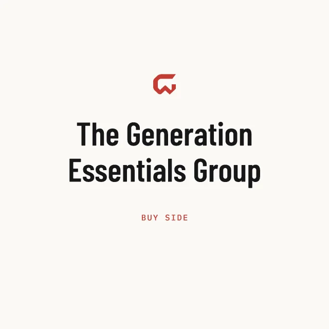 Buy side: The Generation Essentials Group