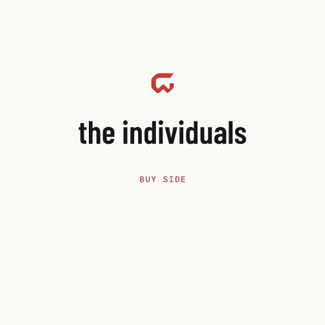 Buy side: the individuals