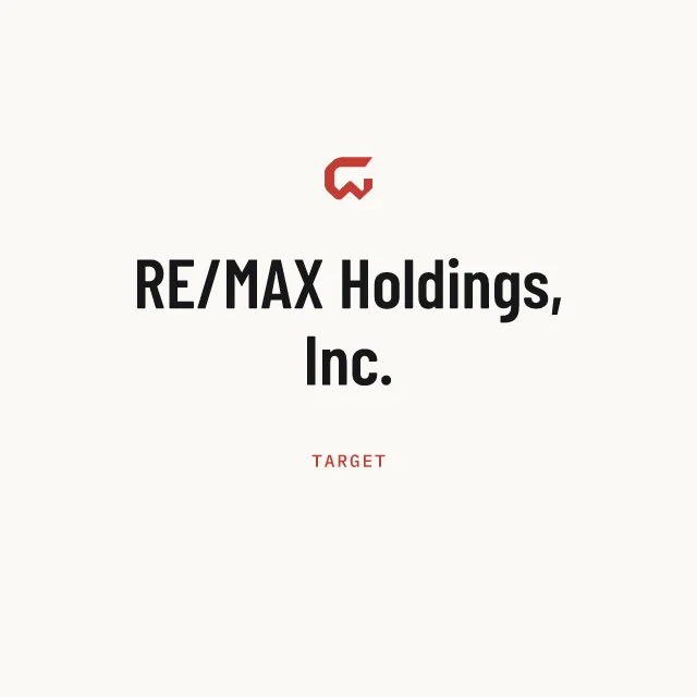 Target: RE/MAX Holdings, Inc.