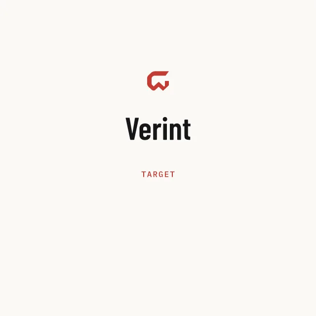 Target: Verint