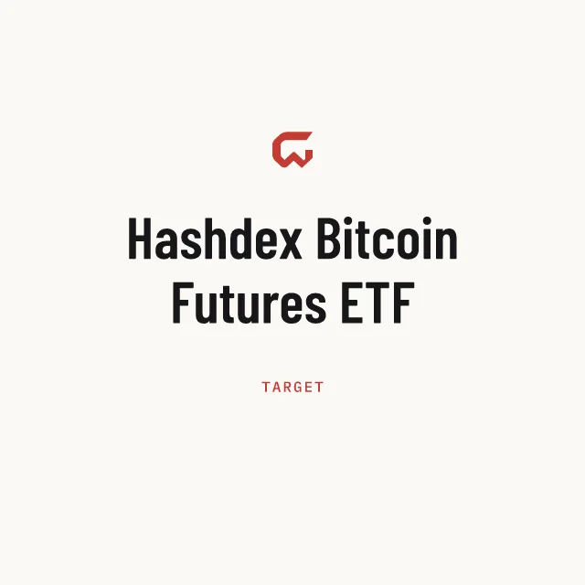 Target: Hashdex Bitcoin Futures ETF
