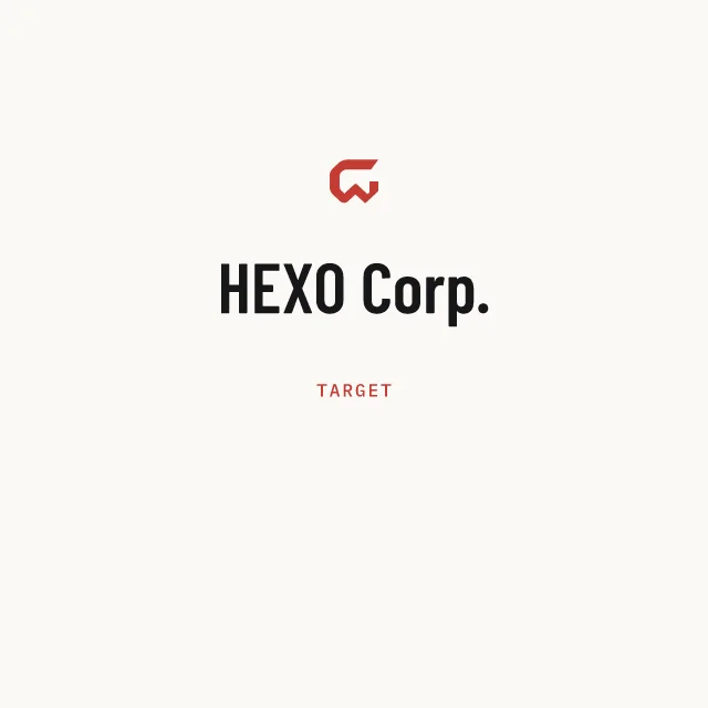 Target: HEXO Corp.