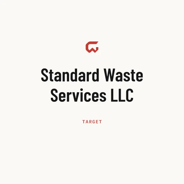 Target: Standard Waste Services LLC