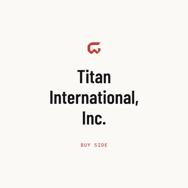 Buy side: Titan International, Inc.