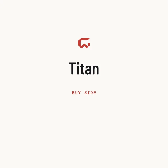 Buy side: Titan