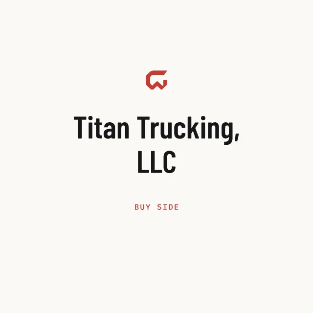 Buy side: Titan Trucking, LLC