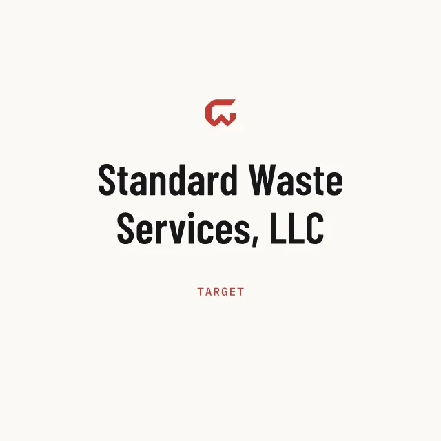 Target: Standard Waste Services, LLC