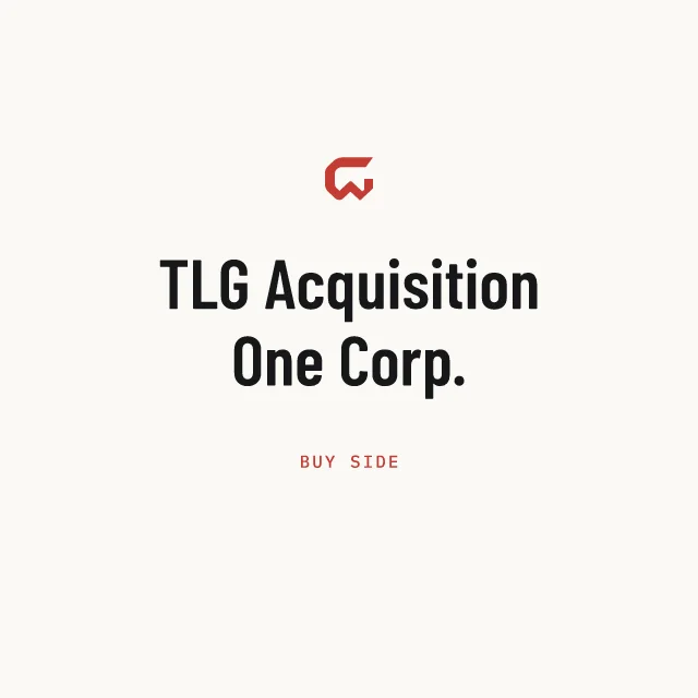 Buy side: TLG Acquisition One Corp.