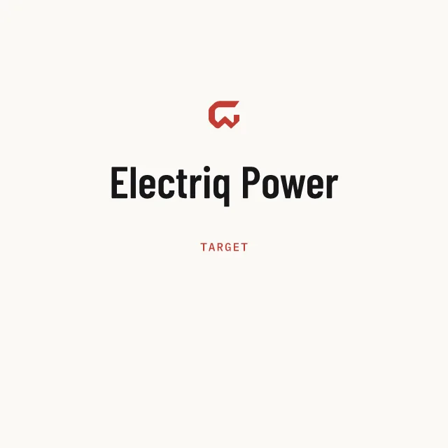 Target: Electriq Power